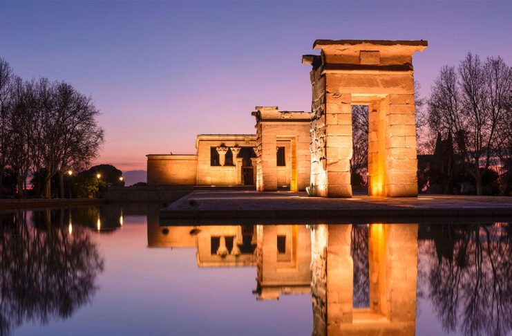 Egipska Świątynia Debod to zabytek pochodzący ze Starożytnego Egiptu