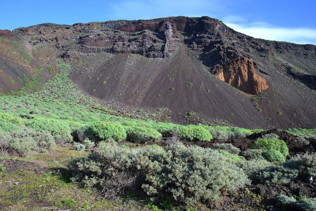 Wulkaniczny krajobraz na wyspie El Hierro
