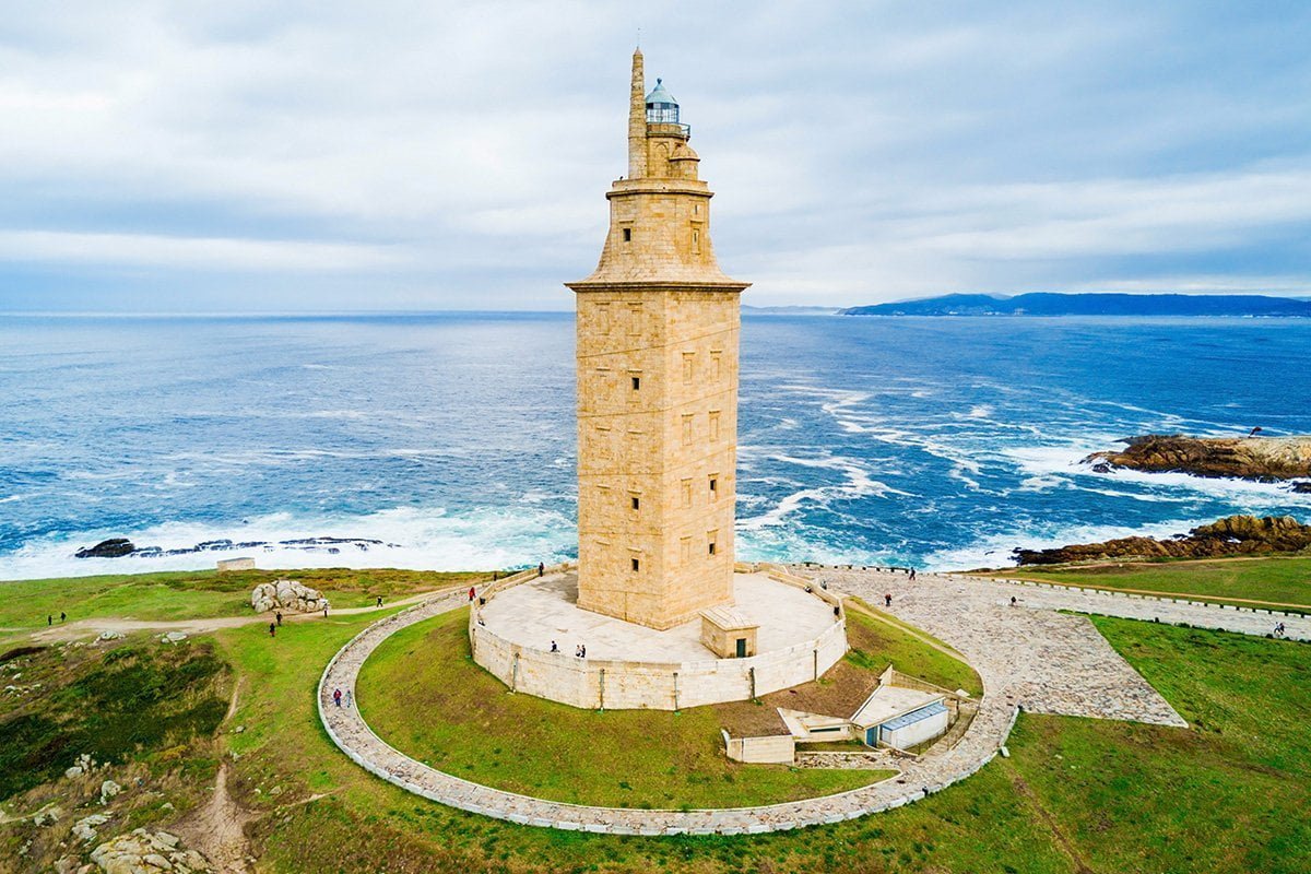 Torre de Hércules (Wieża Herkulesa) - najstarsza latarnia morska na świecie