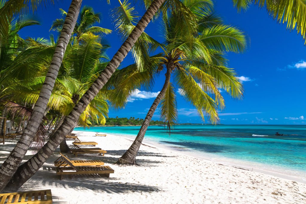 Dziewicze plaże na wyspie Saona