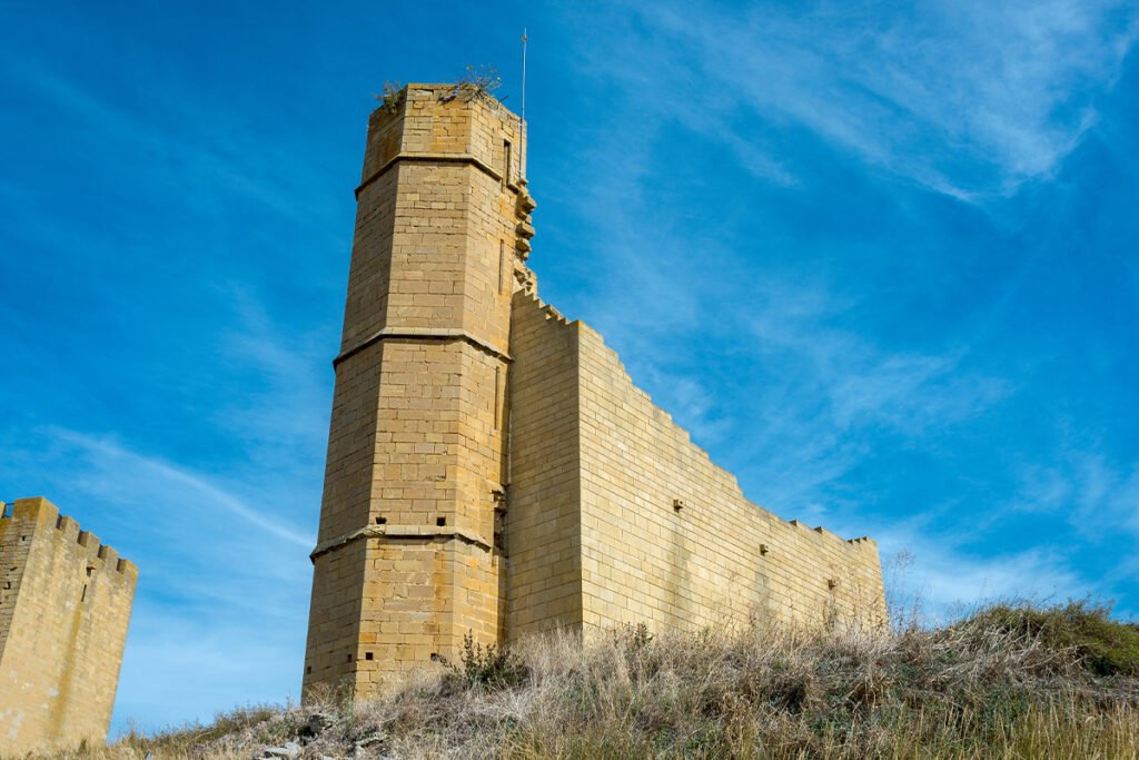 Ruiny zamku w Uncastillo