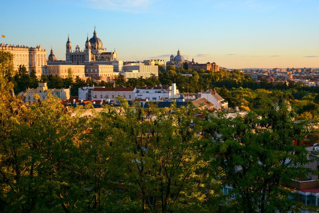 Świątynia Debod to wspaniały punkt widokowy