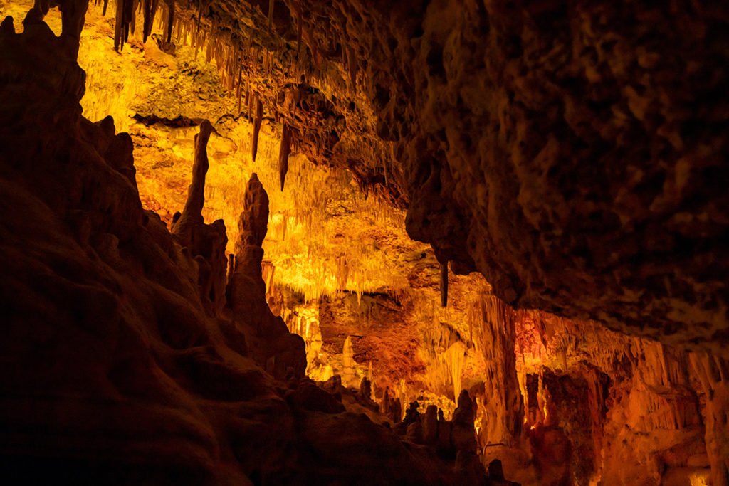 Coves dels hams została odkryta w 1905 r. To jedna z pięciu kluczowych jaskiń na Majorce