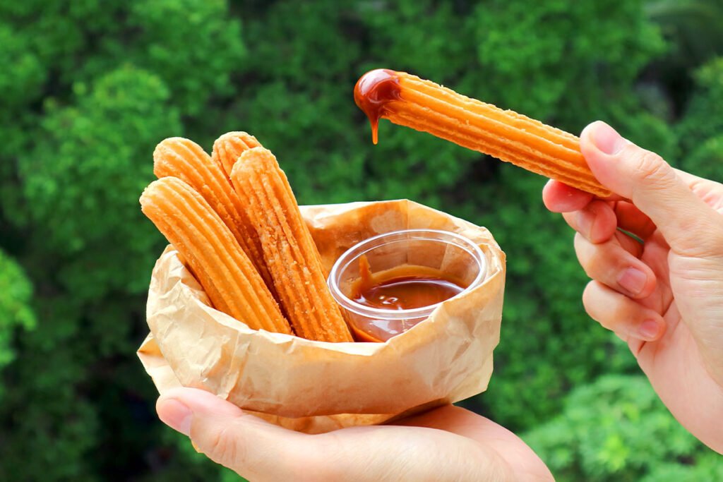 Porras to jedna z odmian churros, która różni się tylko kształtem (czasem zawiera też nadzienie)