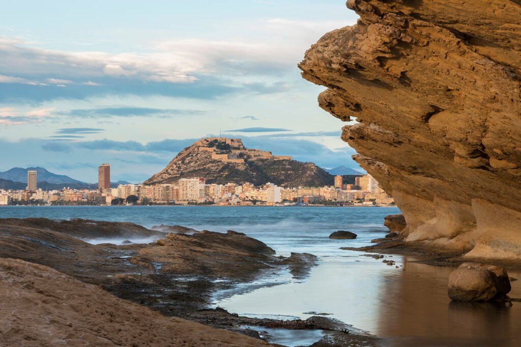 Zatoczki Calas del Cabo de las Huertas, Plaże w Alicante