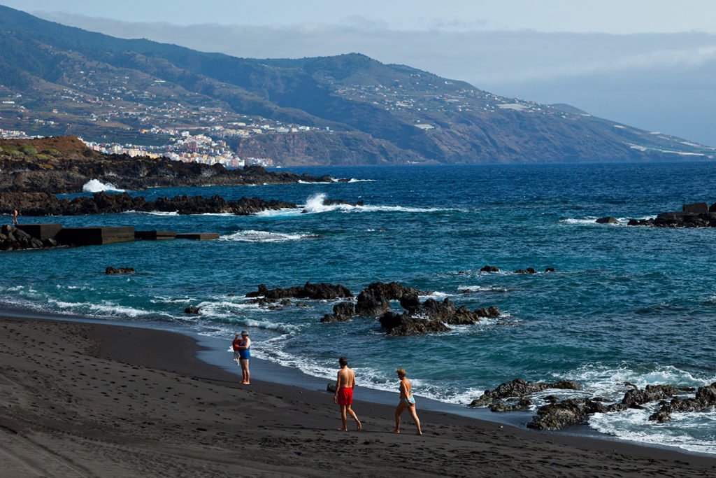 Playa de los Cancajos na wyspie La Palma