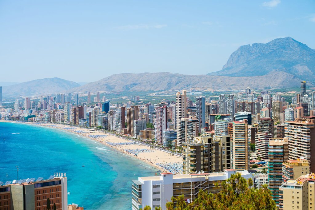 Benidorm - widok z lotu ptaka