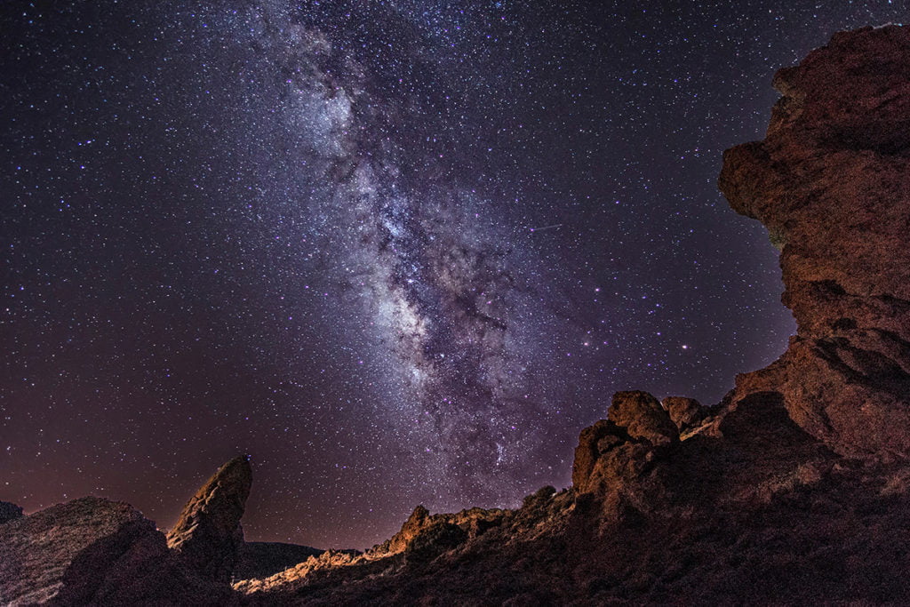 Park Narodowy Teide nocą