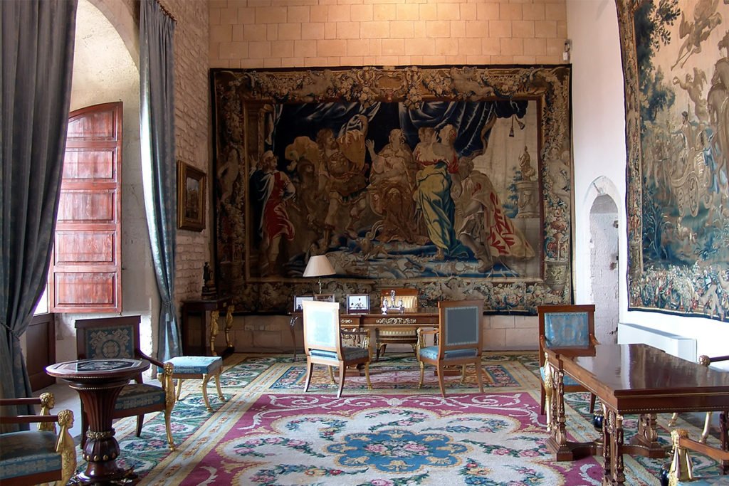 Wnętrze Palacio Real de La Almudaina