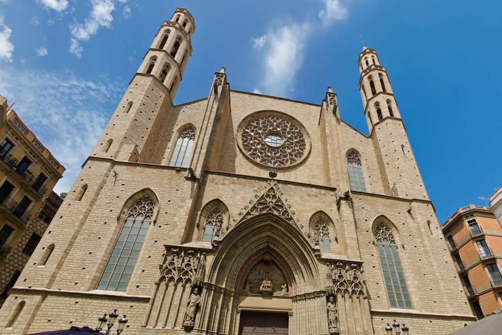 Bazylika Matki Boskiej Sosnowej (Basílica Santa María del Pí) w Barcelonie