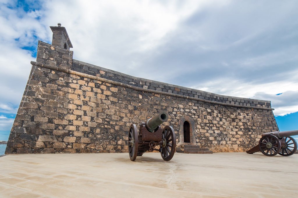 Zamek Castillo de San Gabriel na Lanzarote