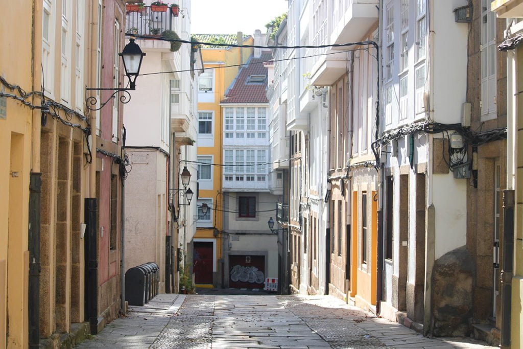 Stare Miasto w A Coruña (kast. La Coruña, Hiszpania)