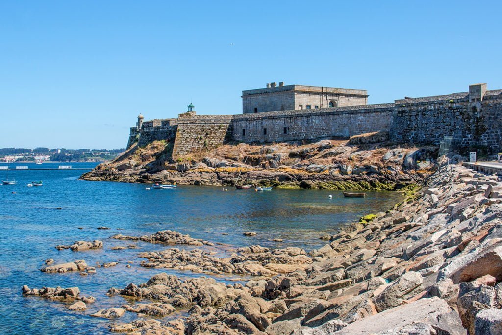 Zamek Castillo de San Antón w A Coruñi