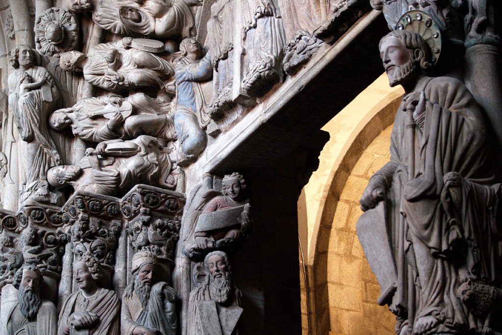 Portal Chwały (Pórtico de la Gloria) w Katedrze w Santiago de Compostela