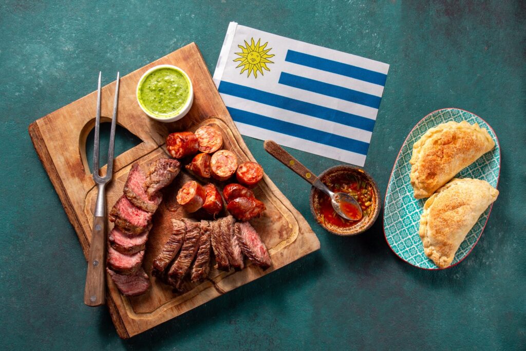 Asado, czyli wołowina z rusztu, to najważniejsze danie kuchni urugwajskiej