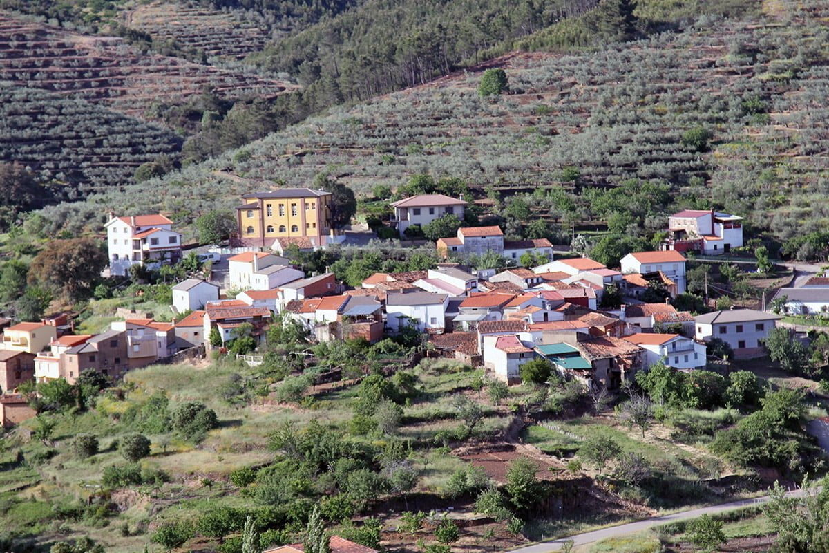 Sauceda - wioska w Las Hurdes