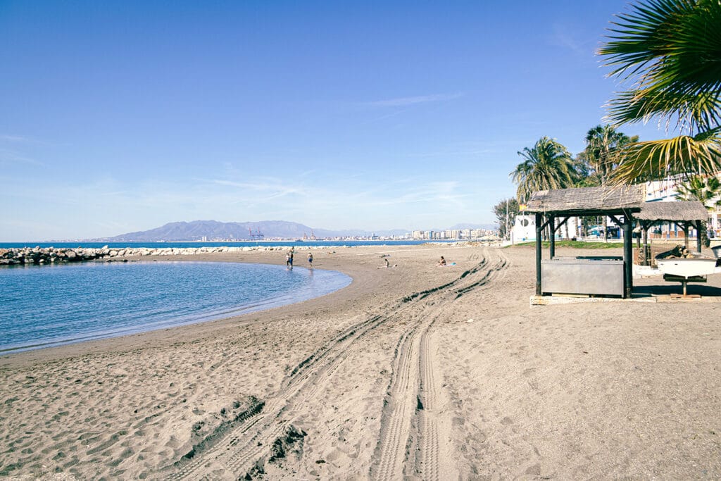 Plaża w dzielnicy El Palo, Malaga