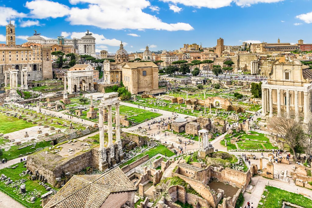 Widok na Forum Romanum