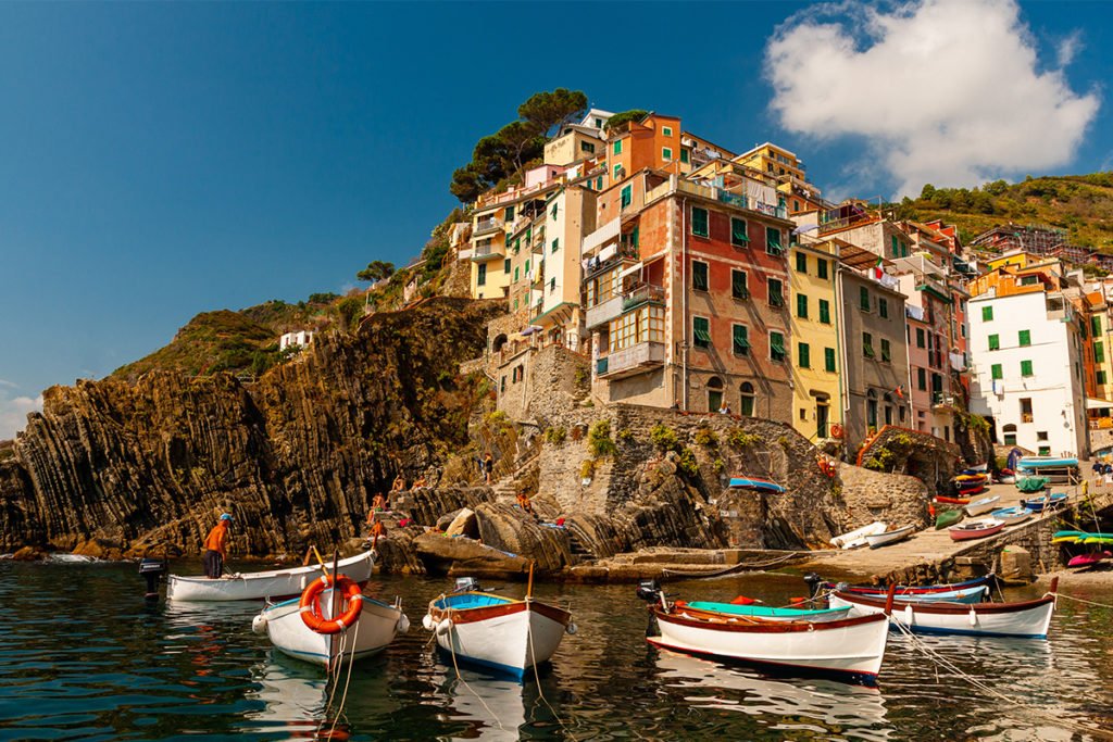 Cinque Terre zwane perłą Ligurii