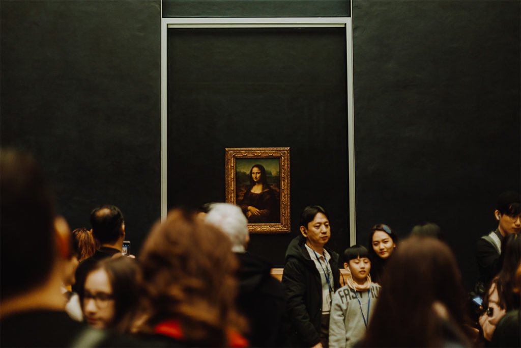 "Mona Lisa" w paryskim Luwrze