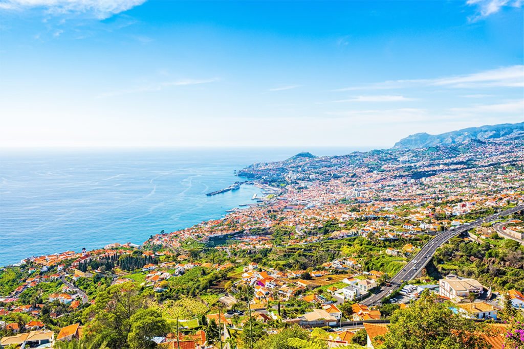 Miasto Funchal, stolica Madery