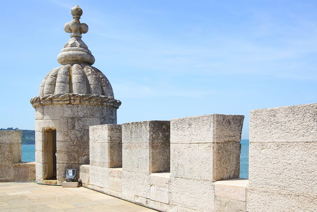 Zwieńczenie portugalskiej Torre de Belem