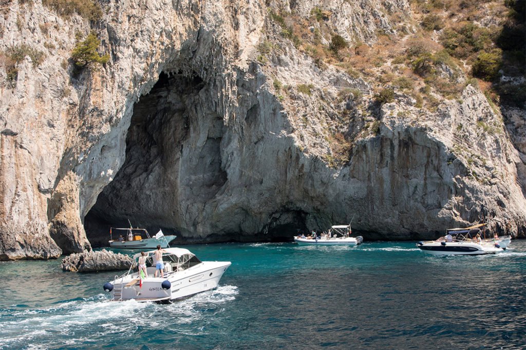 Grotta Bianca na wyspie Capri