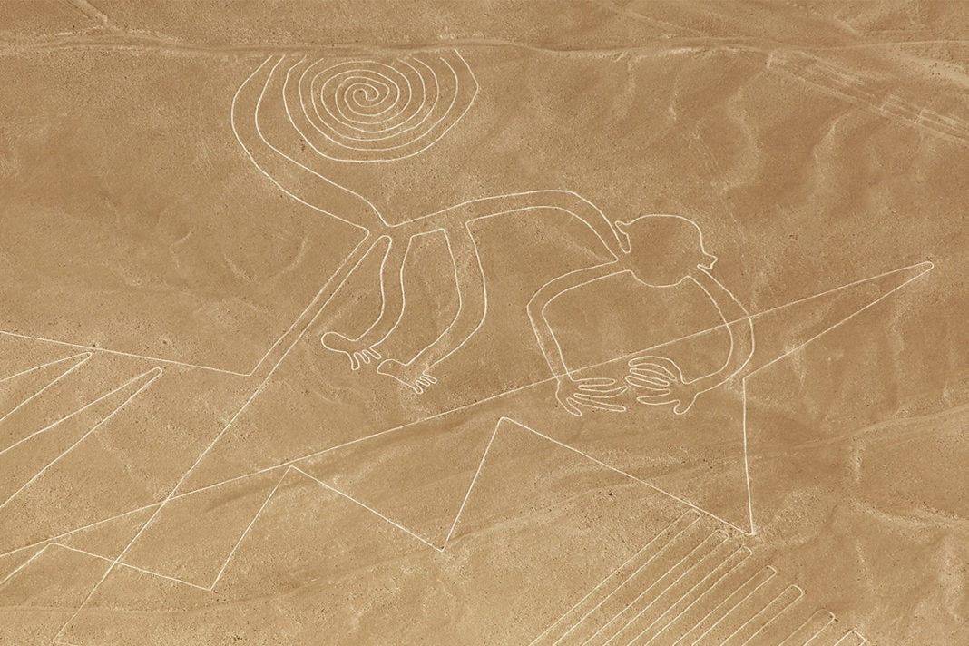 Rysunki z Nazca na pustyni Sechura w Peru