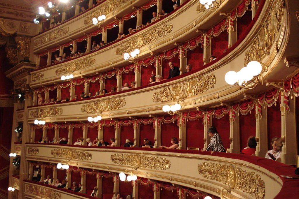 Widownia Teatro alla Scala