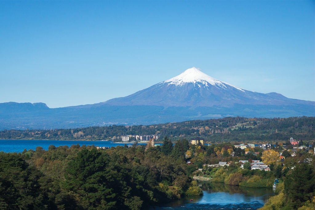 Wulkan Villarrica to jeden z najaktywniejszych wulkanów w Ameryce Południowej