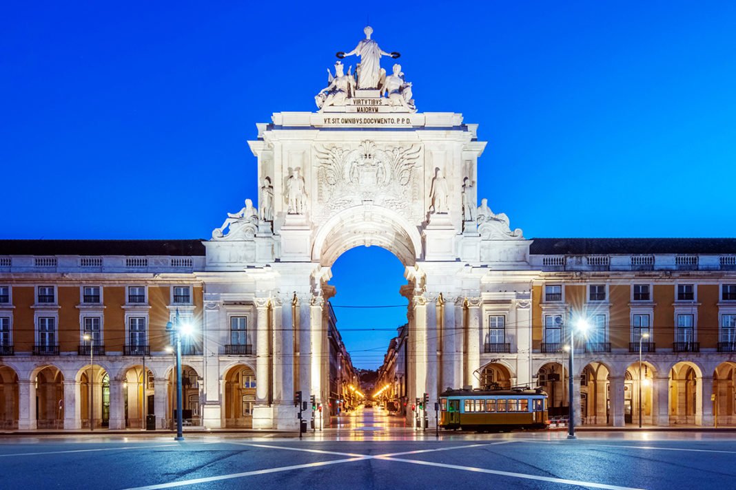 Arco da Rua Augusta - Łuk Triumfalny w Lizbonie