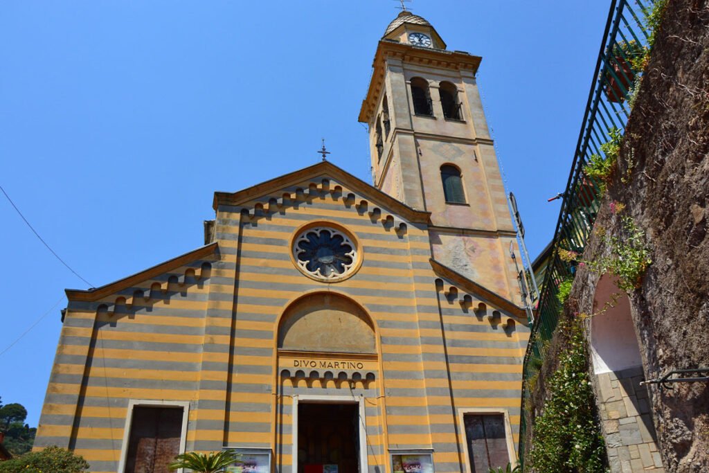 Jednym z najważniejszych zabytków centrum Portofino jest Kościół San Martino