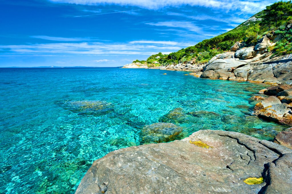 Na wybrzeżu Toskanii nie brak popularnych, ładnych plaż