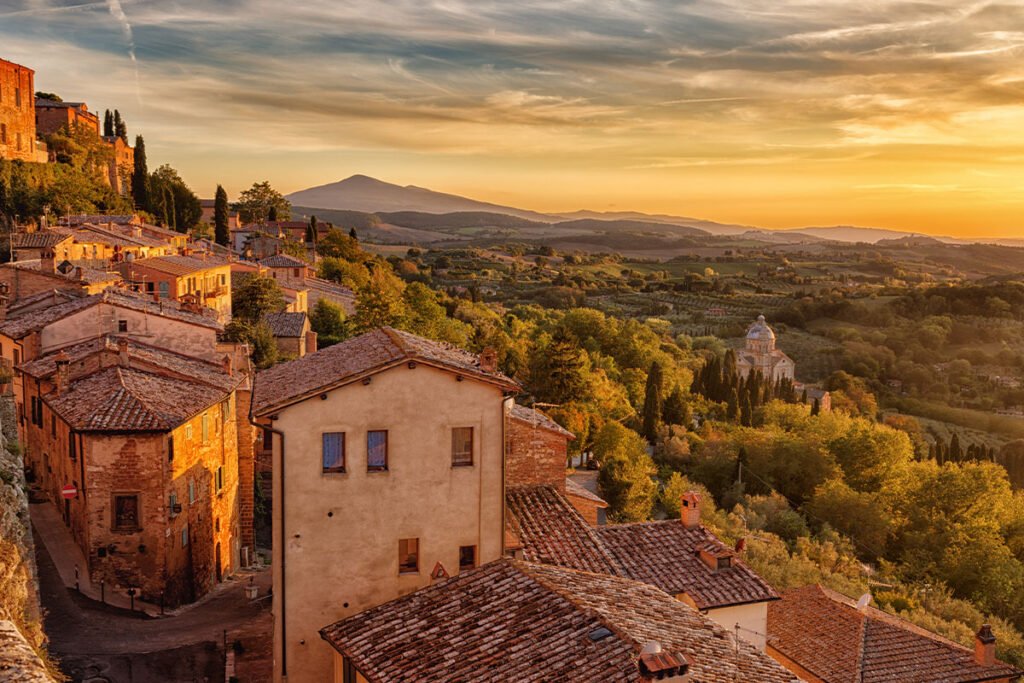 Montepulciano, Toskania