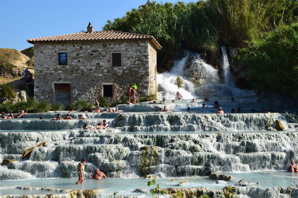 Baseny termalne w Terme di Saturnia