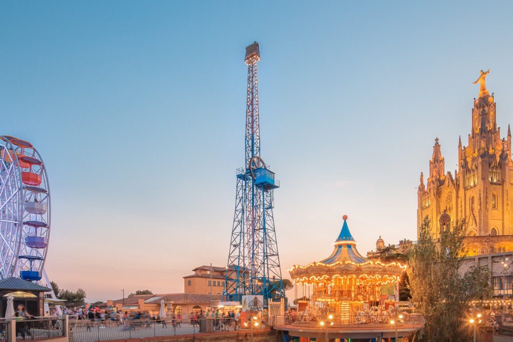 Świątynia Najświętszego Serca na szczycie Tibidabo