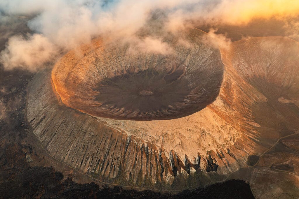Wulkan Caldera Blanca na Lanzarote