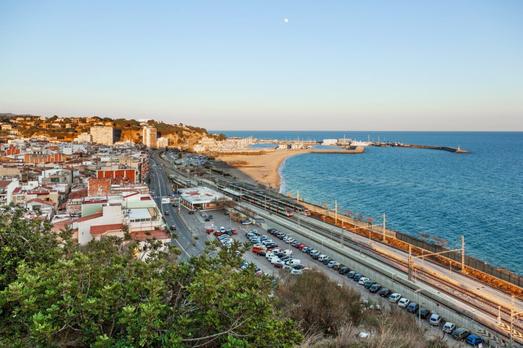 Port rybacki w Arenys de Mar jest największym portem na wybrzeżu Maresme