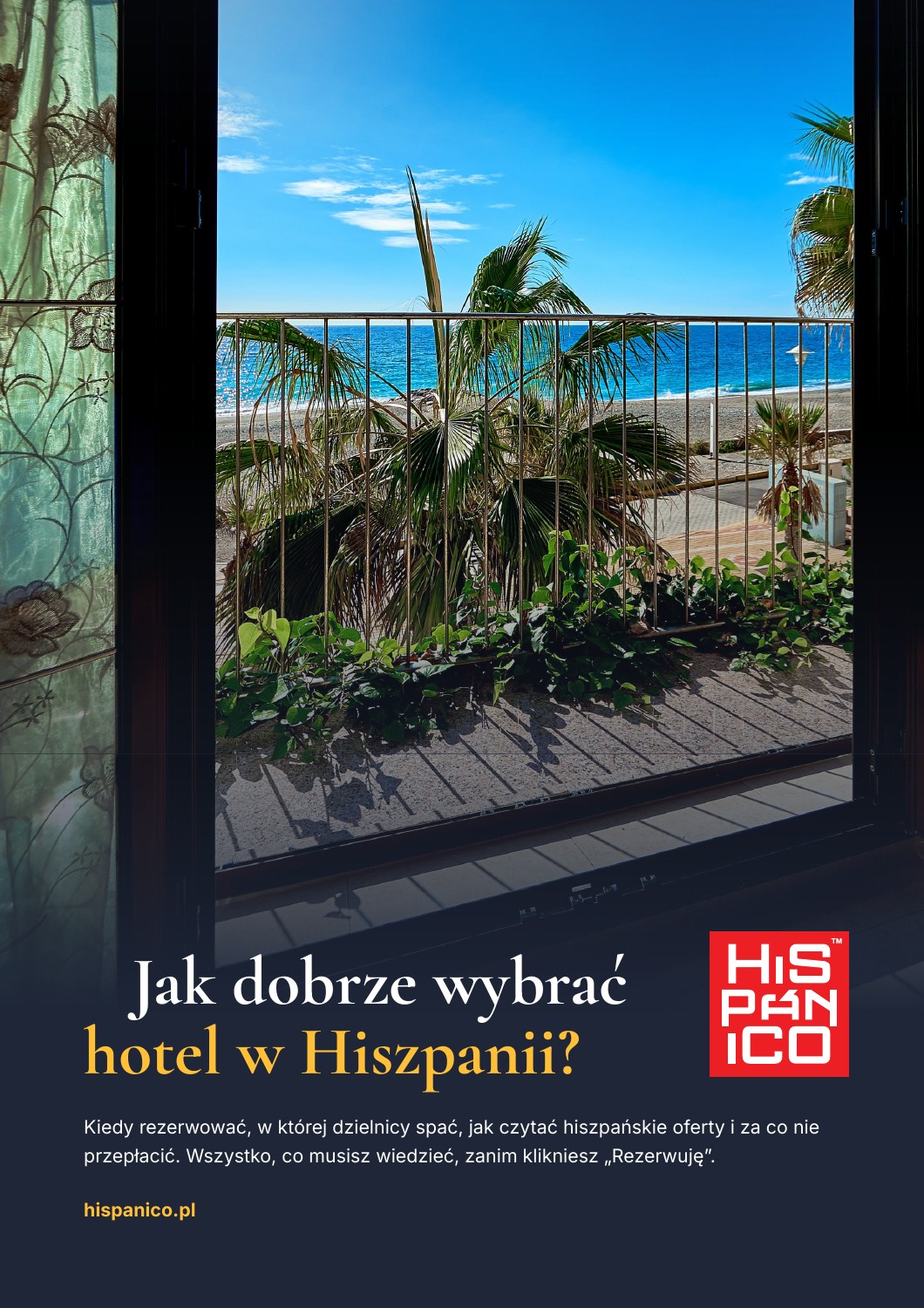 Okładka e-booka Jak dobrze wybrać hotel w Hiszpanii? - darmowy poradnik Hispanico.pl